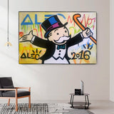 Alec Monopoly Magician Millionaire: Monopoly Poster Art
