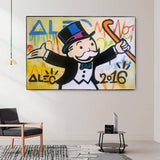 Alec Monopoly Magicien Millionaire: Monopoly Poster Art