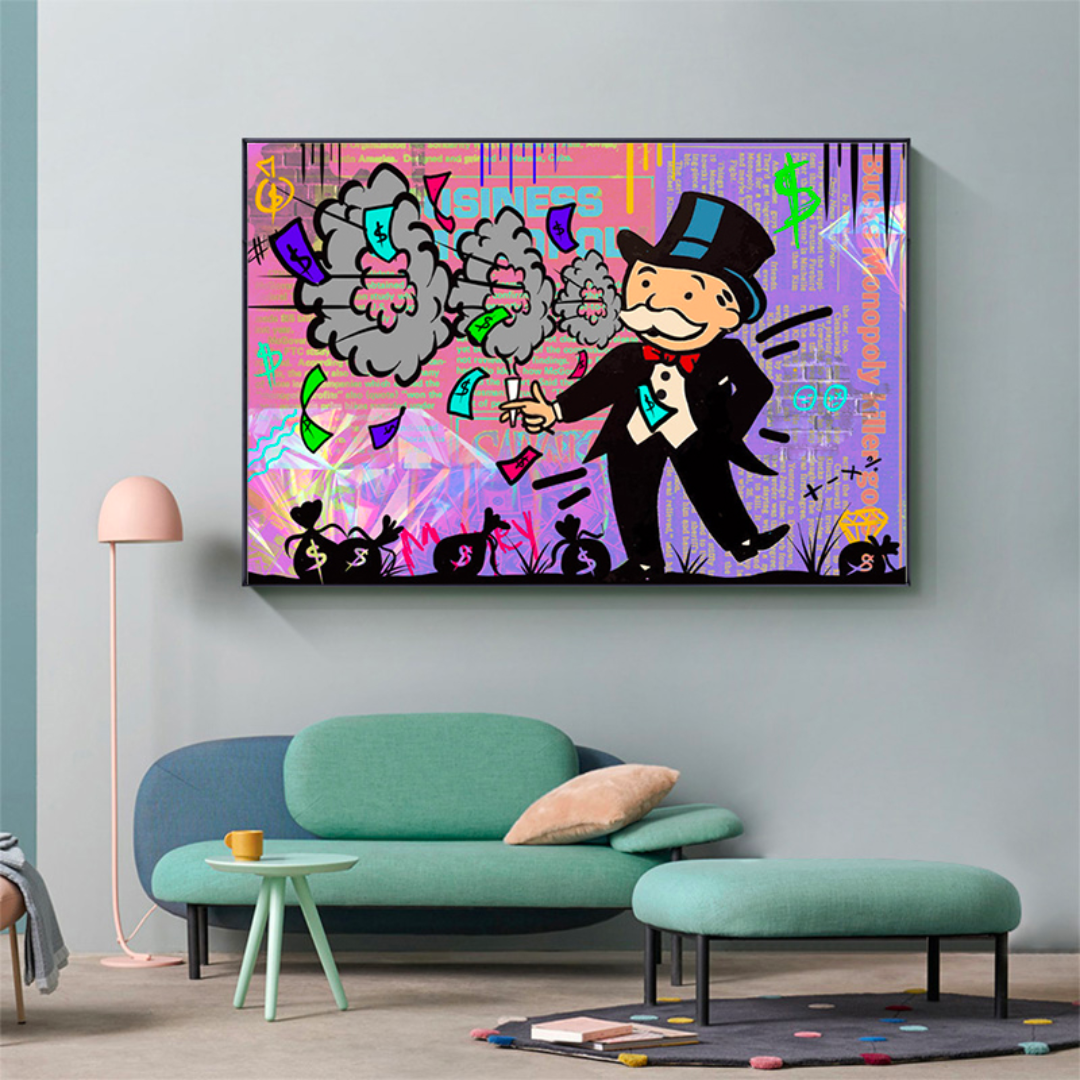 Alec Monopoly Man Hoops : inspiration artistique urbaine exclusive