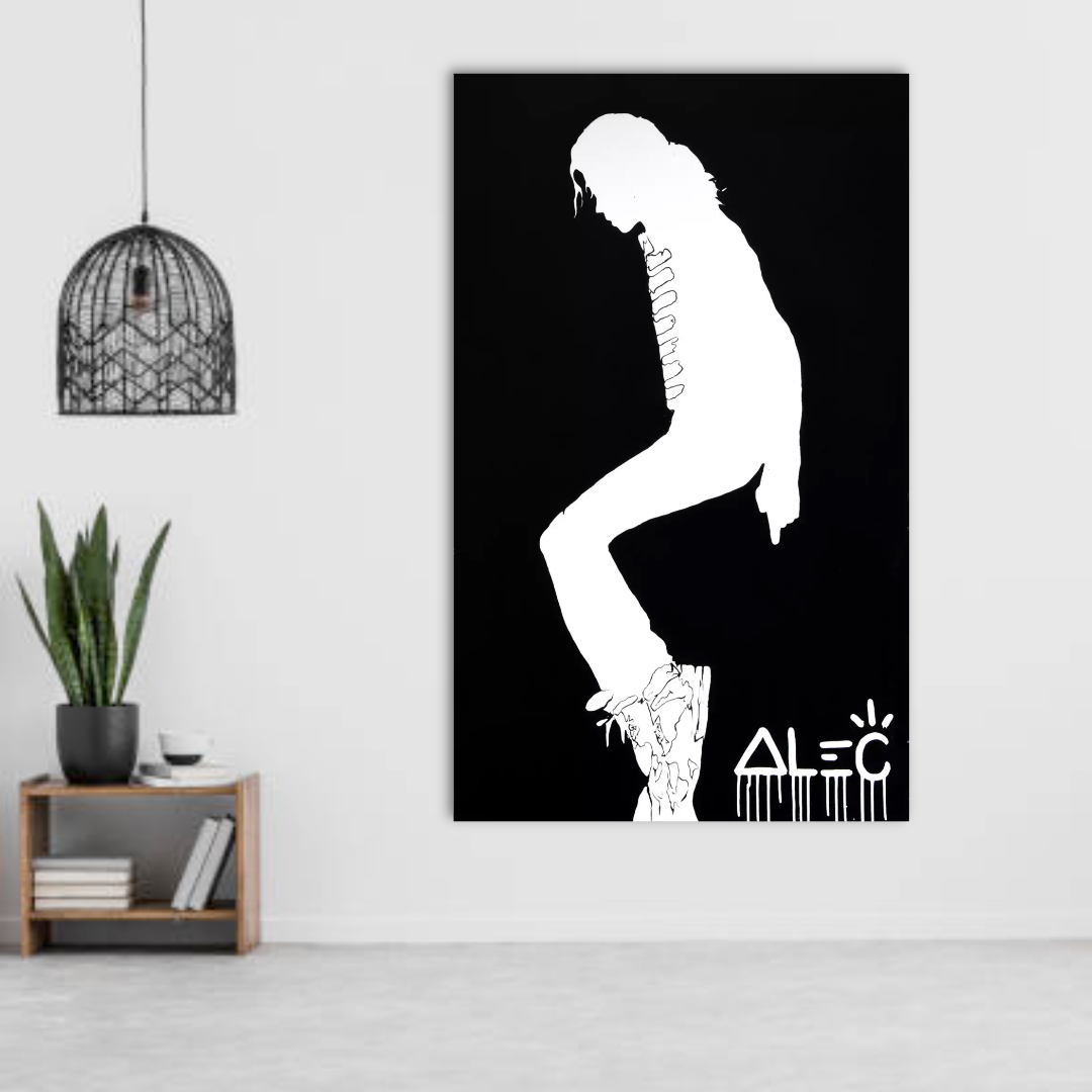 Affiche Alec Monopoly : Michael Jackson - Oeuvre authentique