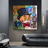 Alec Monopoly Millionaire Hustler Art | Homme de monopole Poster