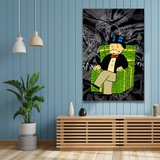 Alec Monopoly Millionaire sur les dollars Impression sur toile