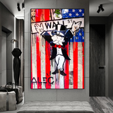 Alec Monopoly Millionaire Wall Street USA Canvas Wall Art