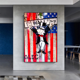 Arte en lienzo de Alec Monopoly Millonario Wall Street EE. UU.