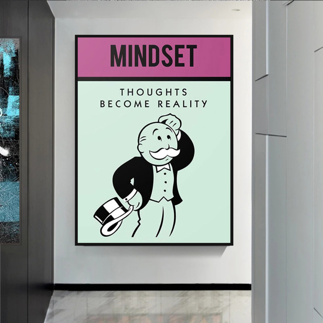 Alec Monopoly Mindset Canvas Wall Art