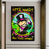 Alec Monopoly Geldkunst | Lets Invest alle Wandkunst