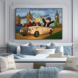 Alec Monopoly Richie Rich Money Canvas Wall Art