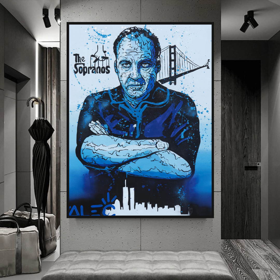 Alec Monopoly Tony Soprano Hollywood-Serie Leinwand-Wandkunst