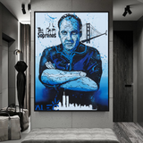 Alec Monopoly Tony Soprano Hollywood Series Canvas Wall Art