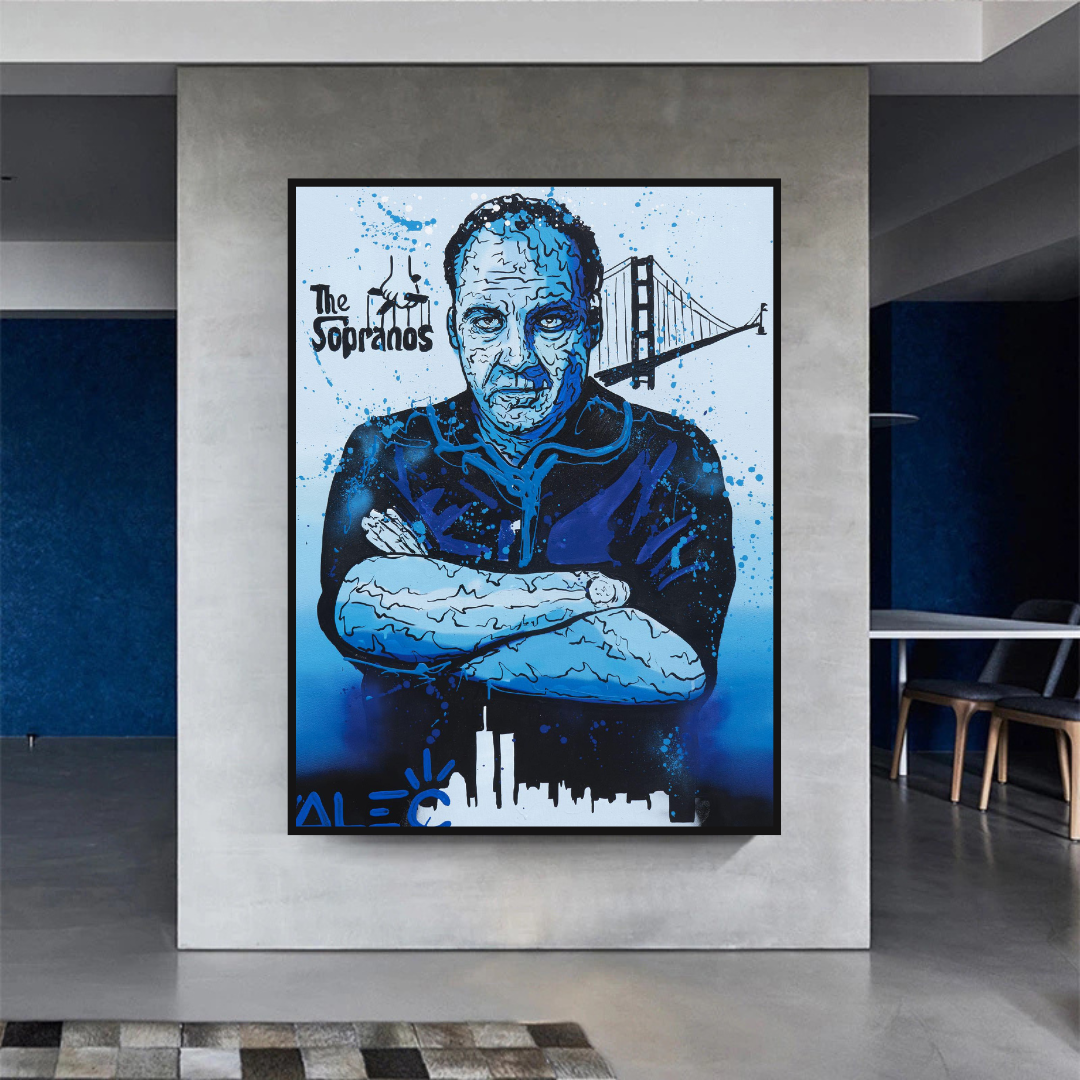 Alec Monopoly Tony Soprano Hollywood-Serie Leinwand-Wandkunst