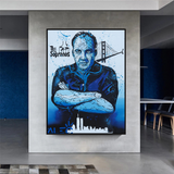 Alec Monopoly Tony Soprano Hollywood Series Canvas Wall Art