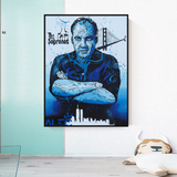 Alec Monopoly Tony Soprano Hollywood Series Canvas Wall Art