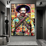 Alec Pancho Villa Mexican General Pop Canvas Wall Art