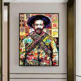 Alec Pancho Villa Mexican General Pop Canvas Wall Art