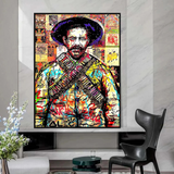 Alec Pancho Villa Mexican General Pop Canvas Wall Art