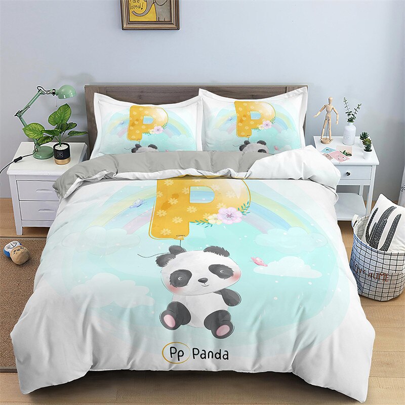 Alphabet Bedding Set - Letter P for Panda - Bedding