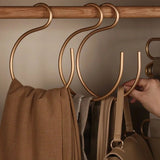 Aluminum Alloy 5pcs S-Shape Hooks Hangers