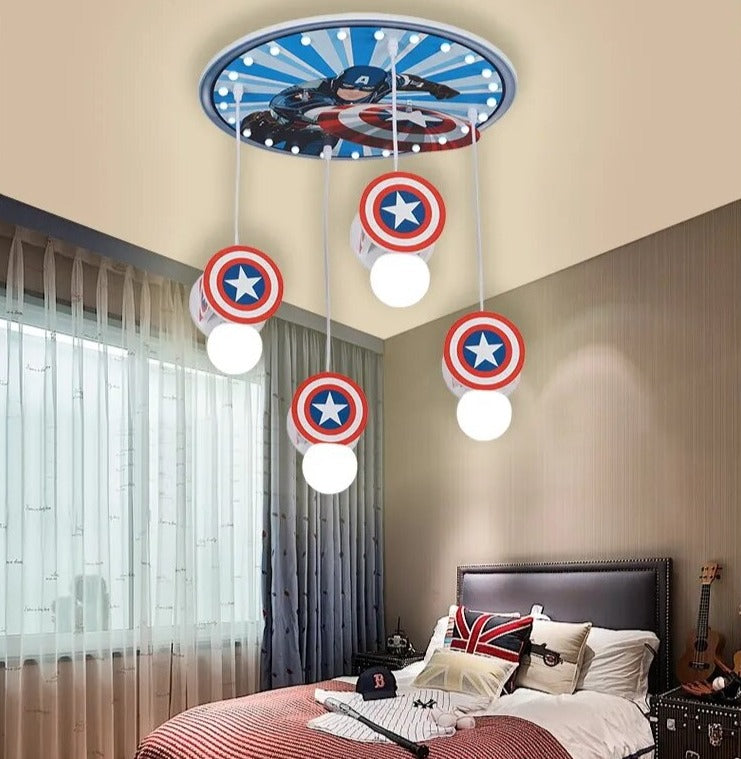 American Captain Ceiling Light for Boys Room