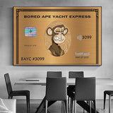 American Express: Bored Ape Yacht Club Wandkunst