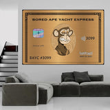 American Express: Bored Ape Yacht Club Wandkunst