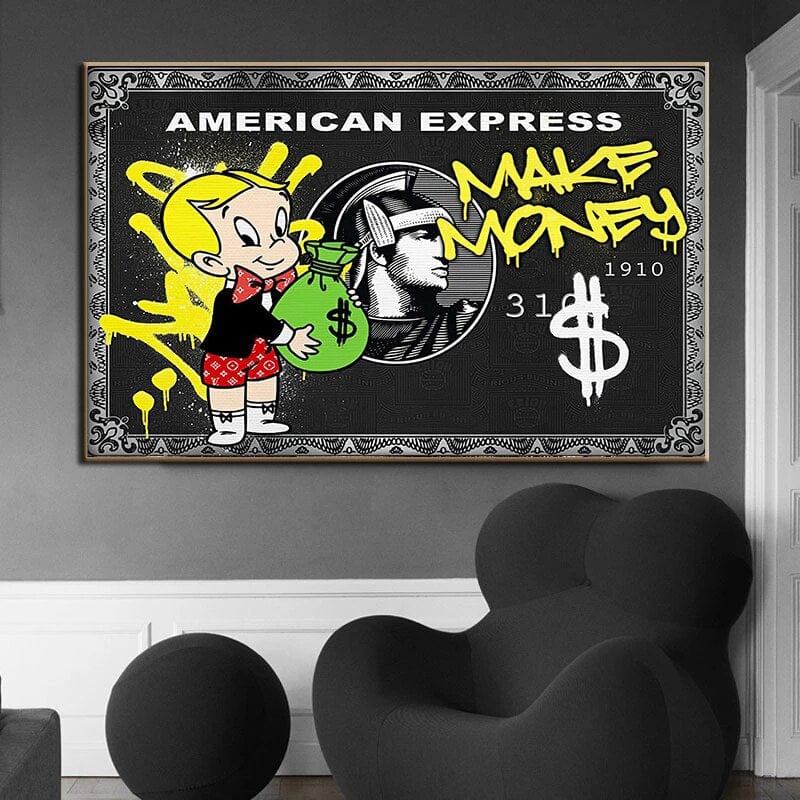 American Express Geld verdienen: Das Richie Rich-Poster