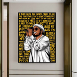 Anderson Paak Chanteur Rappeur Toile Wall Art