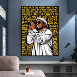 Anderson Paak Chanteur Rappeur Toile Wall Art