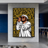 Anderson Paak Chanteur Rappeur Toile Wall Art