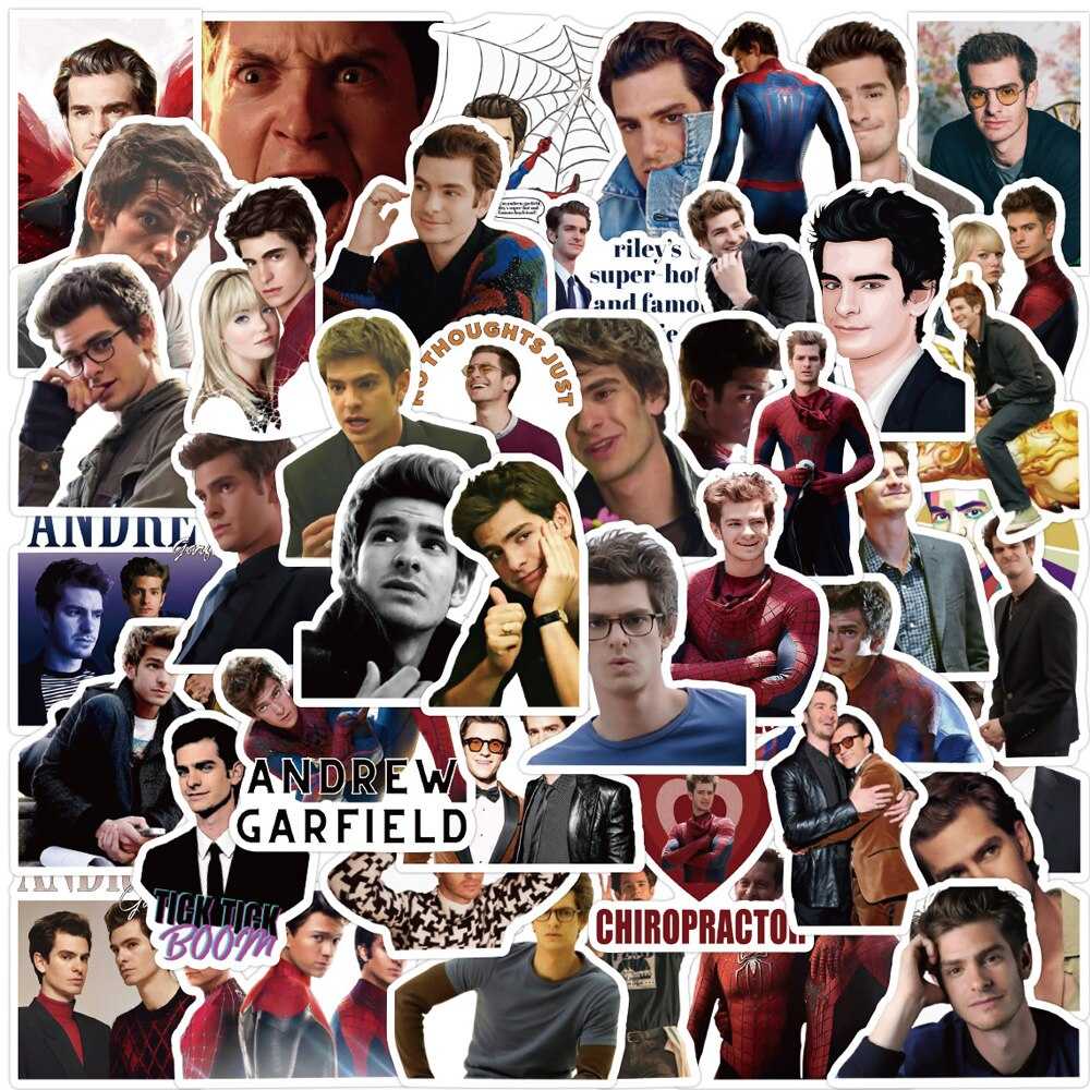 Movie Star Andrew Garfield Stickers Pack | Famous Bundle Stickers | Waterproof Bundle Stickers