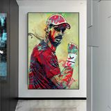 Andy Murray Tennis Legend Toile Décoration murale – Décoration sportive