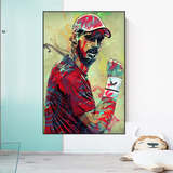 Andy Murray Tennis Legend Canvas Wall Art - Sports Decor