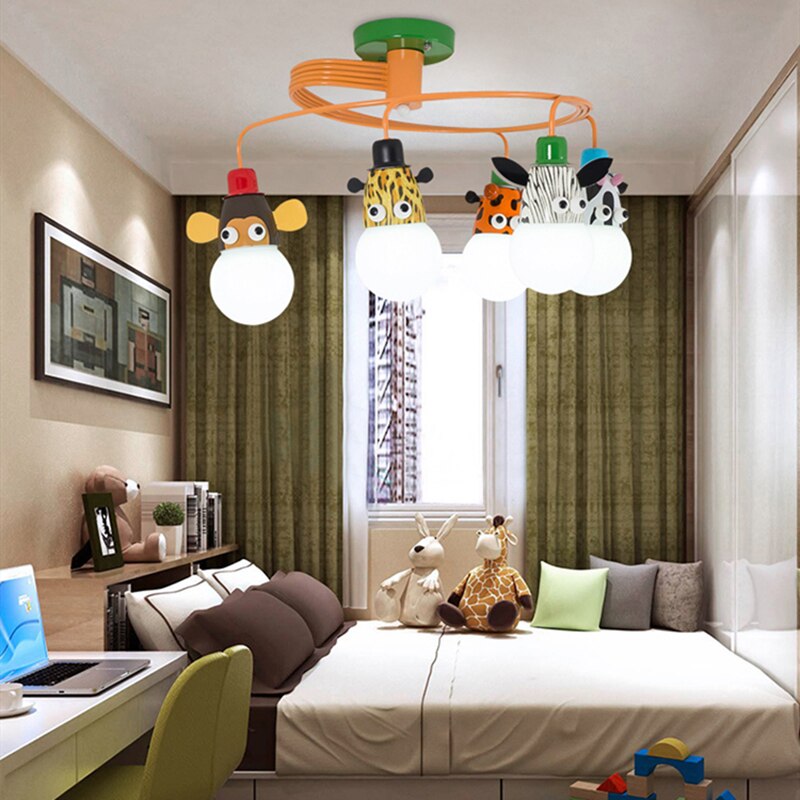 Animals LED Pendant Lamp For Kids Room