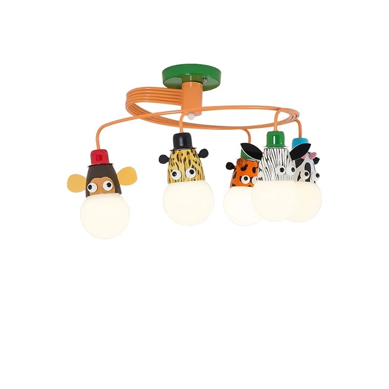 Animals LED Pendant Lamp For Kids Room