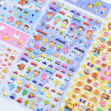 New Arrival Cute Mini Animals Puffy 3D Stickers DIY Scrapbooking Sticker Diary Stationery Decorative Supply