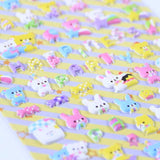 New Arrival Cute Mini Animals Puffy 3D Stickers DIY Scrapbooking Sticker Diary Stationery Decorative Supply