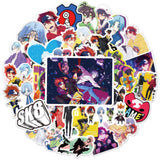 Cool Japan Anime Stickers Pack | Famous Bundle Stickers | Waterproof Bundle Stickers