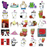 Aqua Teen Hunger Force Stickers Pack | Famous Bundle Stickers | Waterproof Bundle Stickers