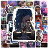 Cool Cartoon Anime Arcane Game Stickers