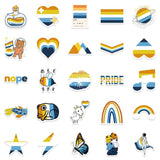 Aroace Pride LGBTQ Stickers Pack | Famous Bundle Stickers | Waterproof Bundle Stickers