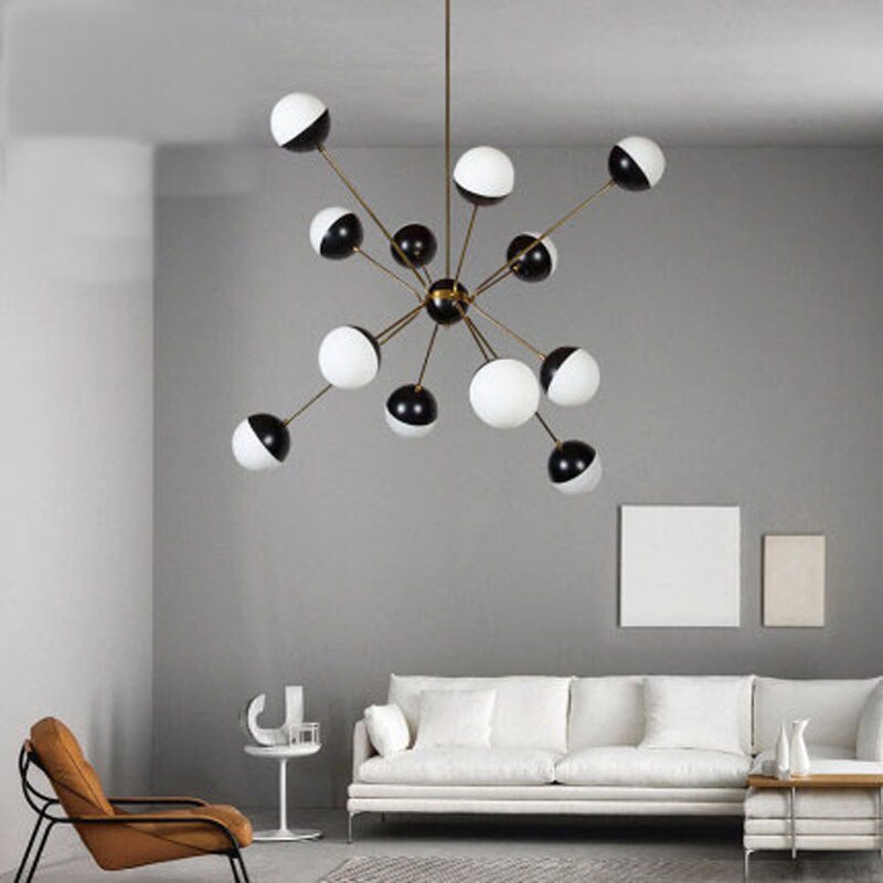 Suspension LED moderne Orb artistique – Illuminez avec style