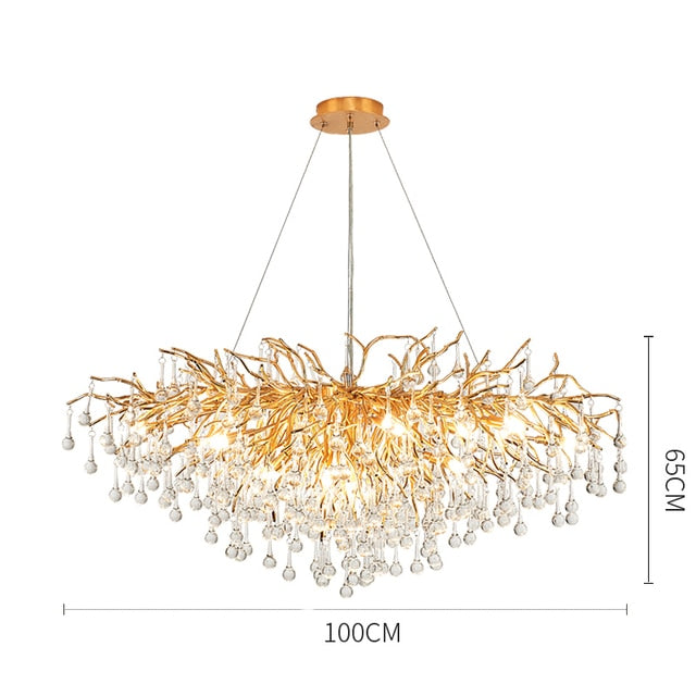 Artpad Rectangular Crystal Chandelier