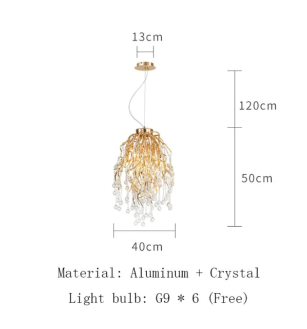 Artpad Rectangular Crystal Chandelier