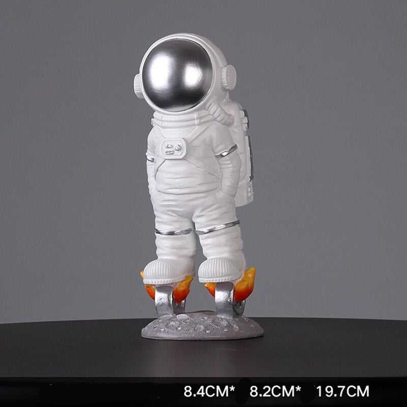 Astronaut Model Night Light Resin Bedside Table Lamp