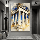 Athener Parthenon-Poster – ikonische griechische Schönheits-Erkundung