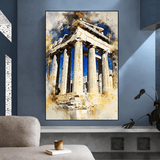 Athener Parthenon-Poster – ikonische griechische Schönheits-Erkundung