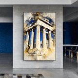 Athener Parthenon-Poster – ikonische griechische Schönheits-Erkundung