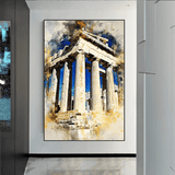 Athener Parthenon-Poster – ikonische griechische Schönheits-Erkundung