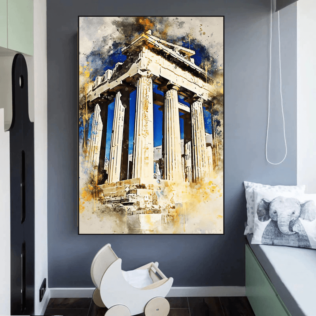 Athens Parthenon Poster - Iconic Greek Beauty Exploration