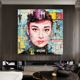 Audrey Hepburn Classic Canvas Art - Exquisite Reproduction