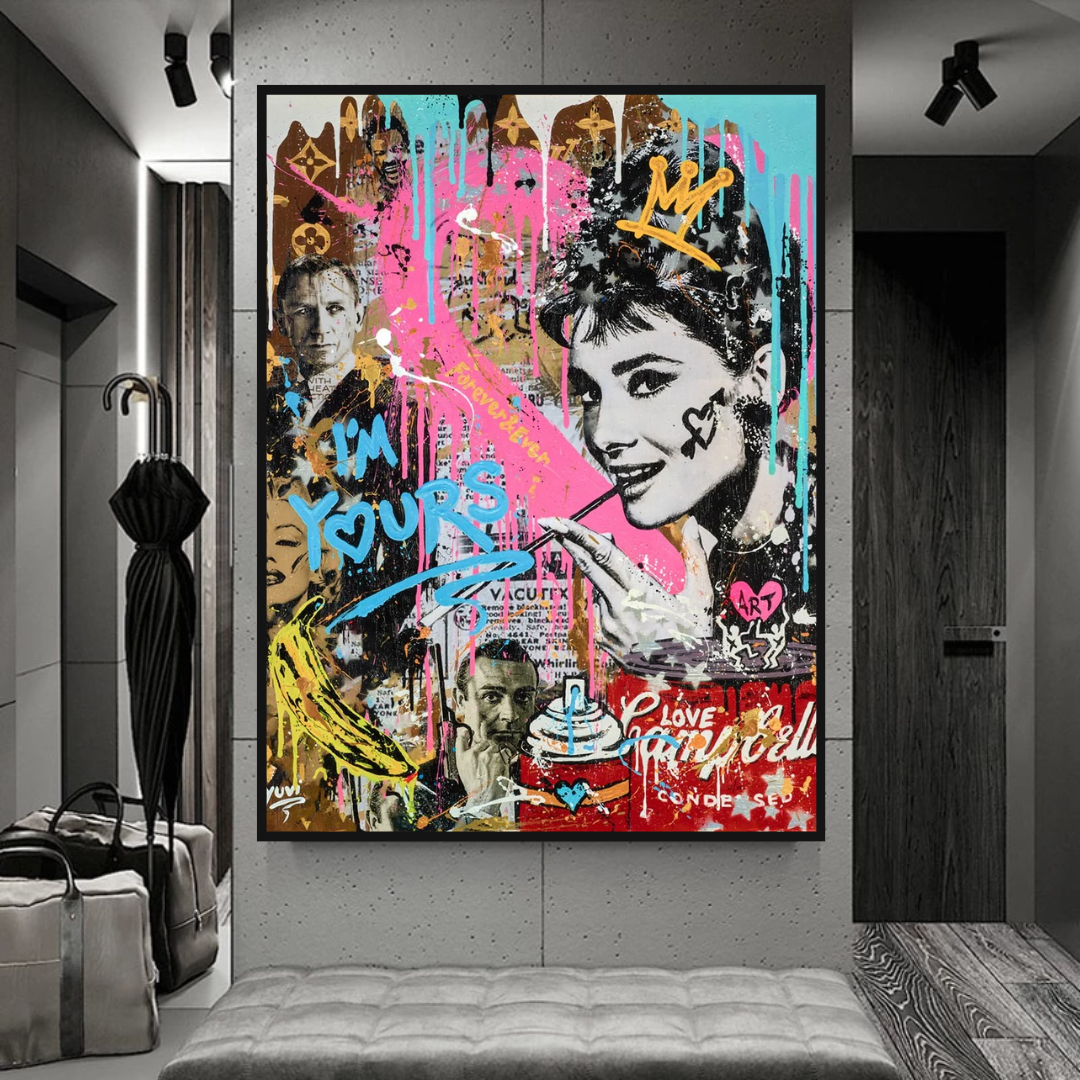 Affiche Audrey Hepburn - Art hommage authentique